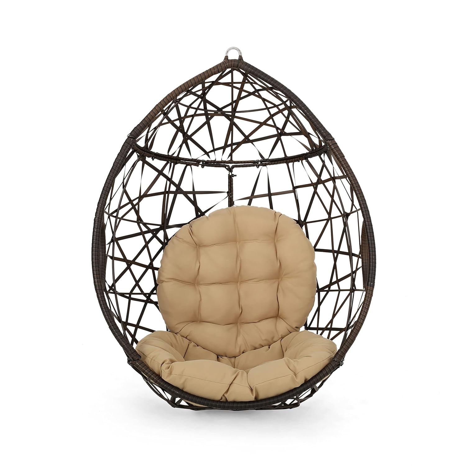 Outdoor Furniture Without Cushions - Wicker Hanging Egg Chair Cushioned Teardrop