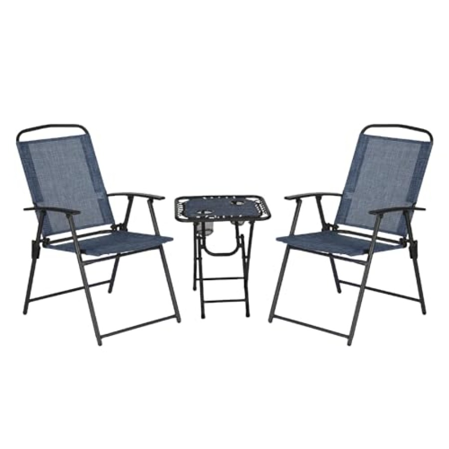 Outdoor Furniture Table - Trapper's Peak 3-Piece Folding Outdoor Patio