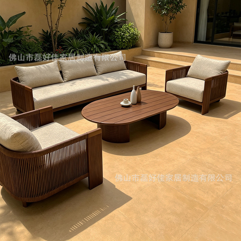 Outdoor Furniture In Sale - Customized Leisure , Courtyard Outdoor Garden
