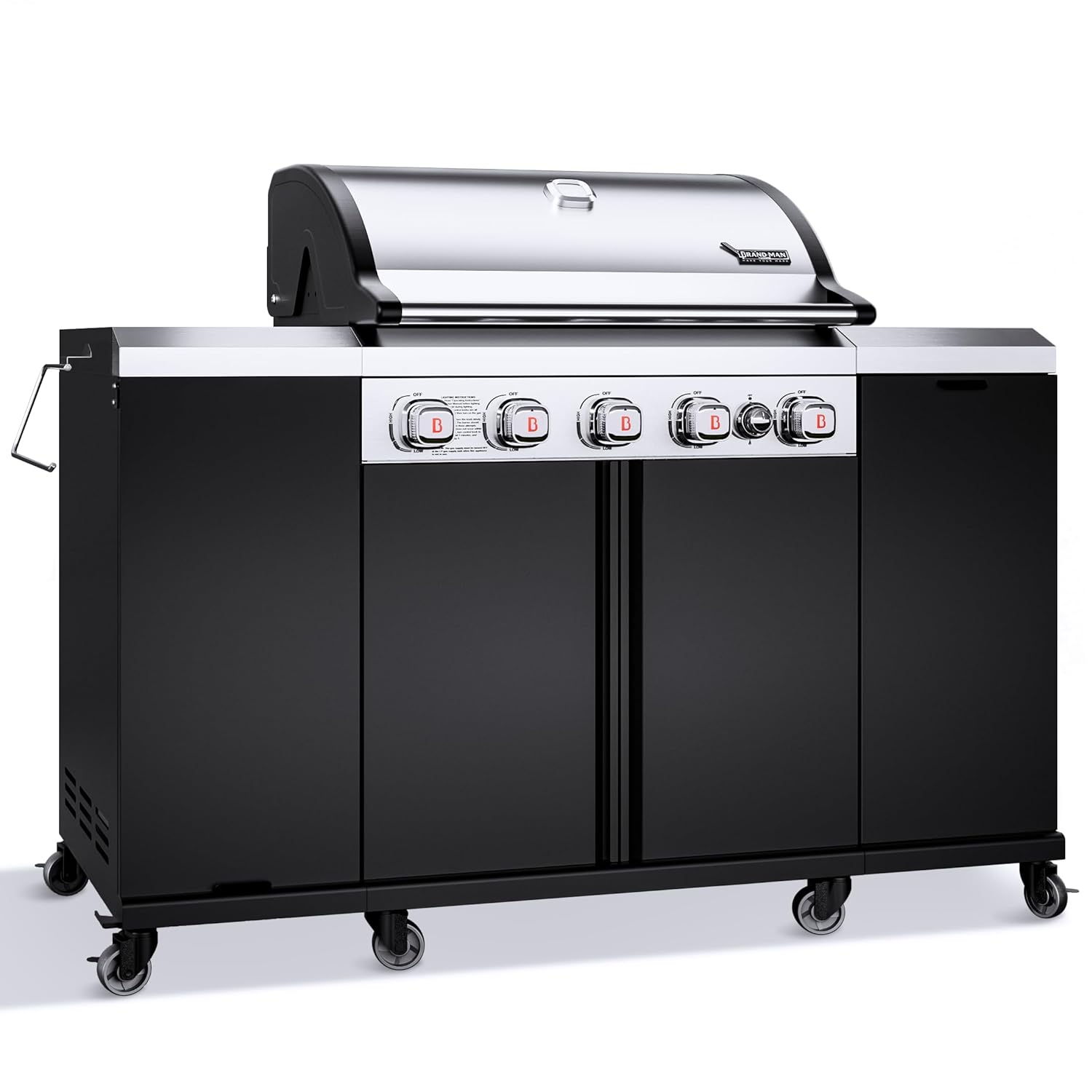 Outdoor Furniture Brands - Brand-Man Propane Gas Grill Island Outdoor