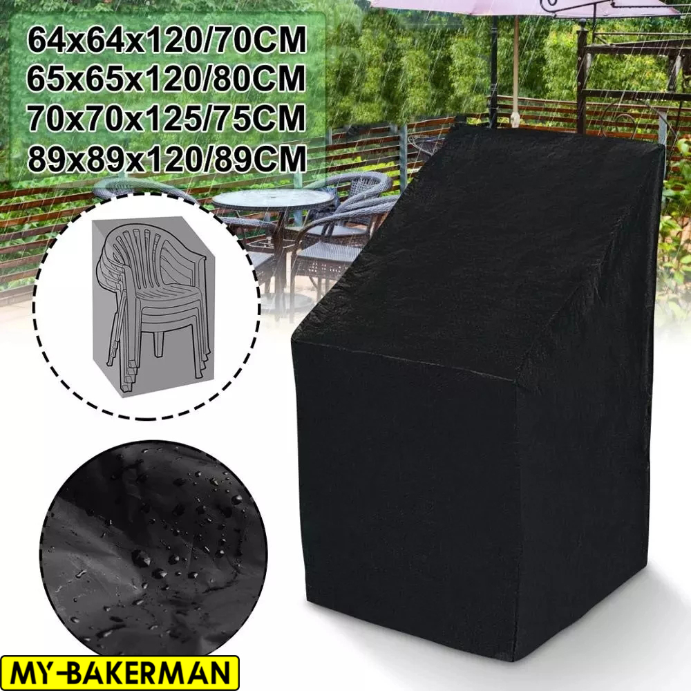 Outdoor Furniture Paint - 6 Size Black Outdoor Waterproof Cover
