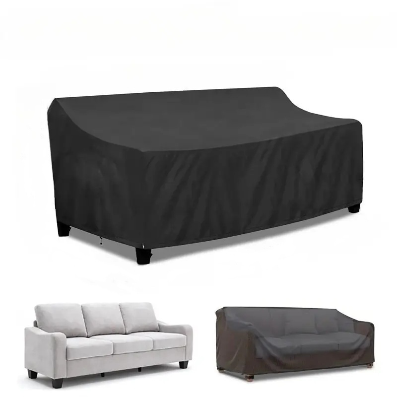 Outdoor Furniture Sofa - Heavy-Duty Patio Double Sofa Cover with