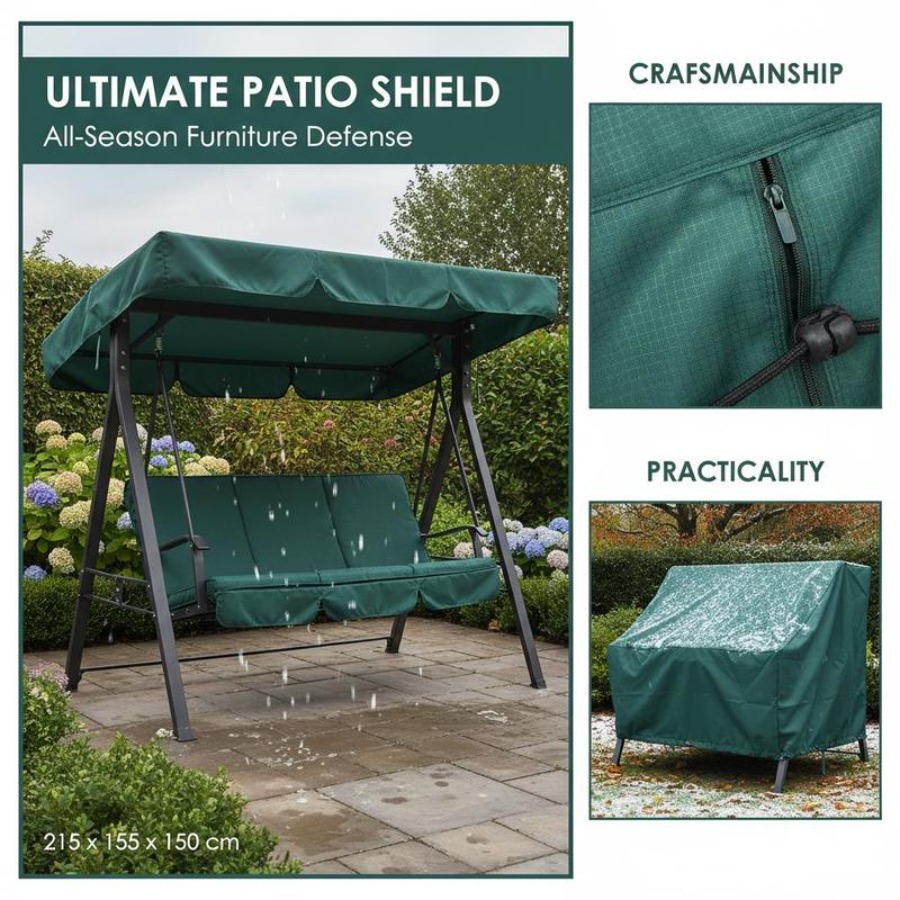 Patio 3 Seater Swing Chair Ben – Outdoor Furniture For Patio recenzja i cena