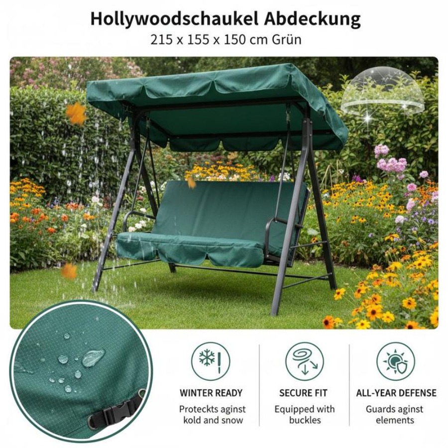 Patio 3 Seater Swing Chair Ben – Outdoor Furniture For Patio recenzja i cena