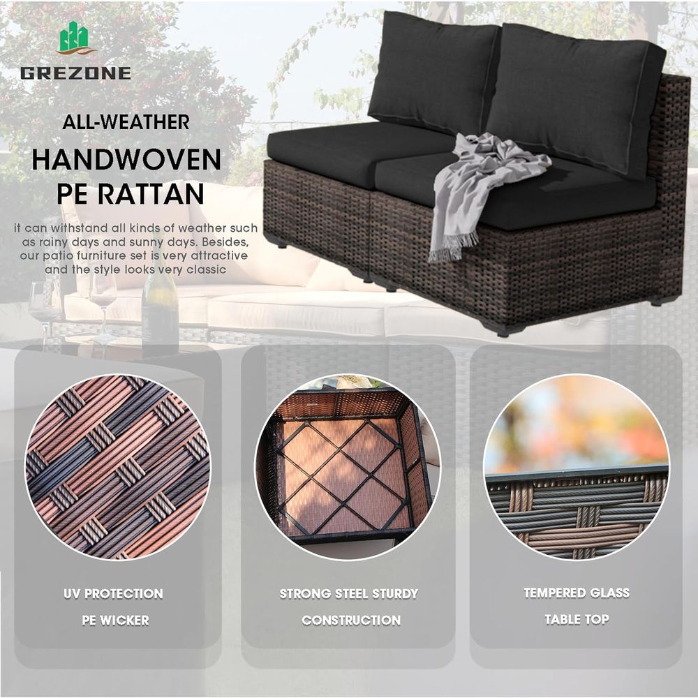 13-Piece Outdoor Sectional Pat – Outdoor Furniture Fire Pit recenzja i cena