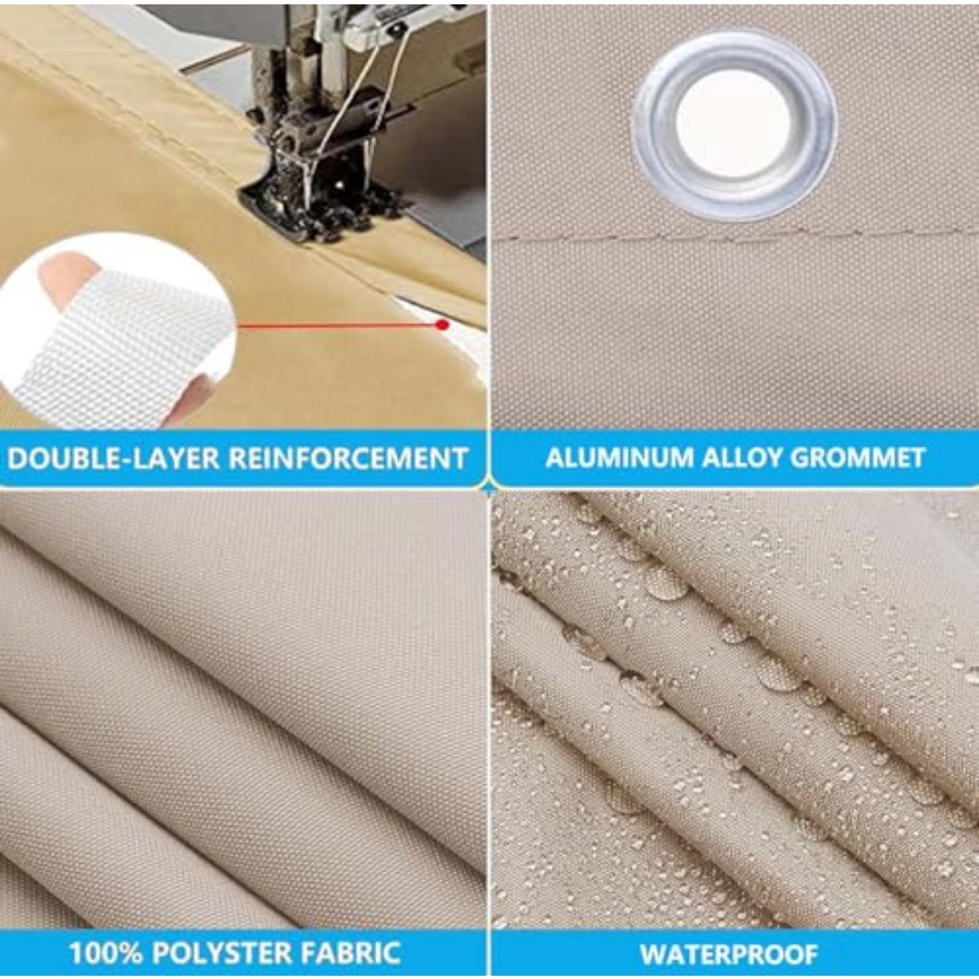 Sun Shade Cloth with Grommets  – Sun Sail Shade recenzja i cena