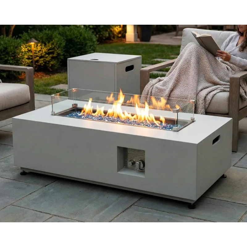 NICESOUL Outdoor Propane Fire  – Outdoor Furniture Fire Pit recenzja i cena