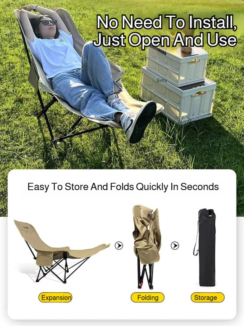 Portable Folding Recliner Beac – Outdoor Furniture Cheap recenzja i cena