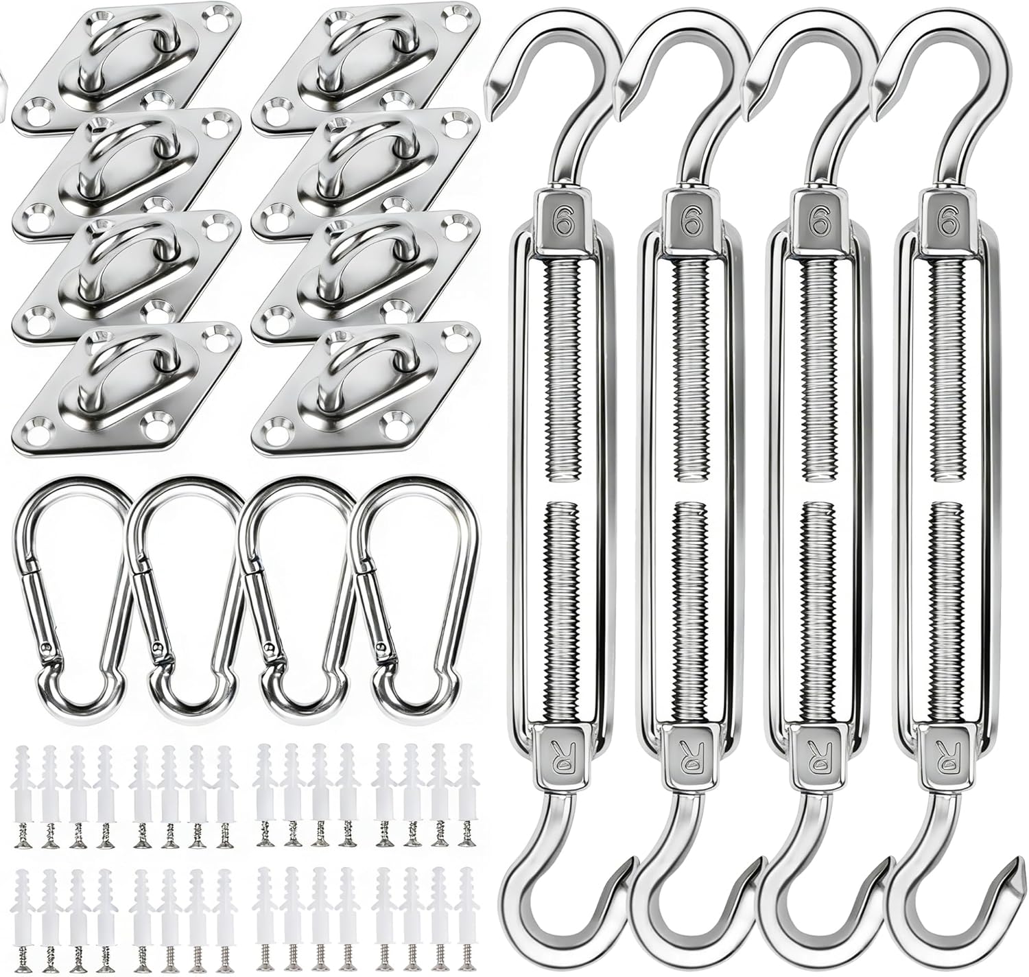 80 Pcs Shade Sail Hardware Kit – Sun Sail Shade recenzja i cena