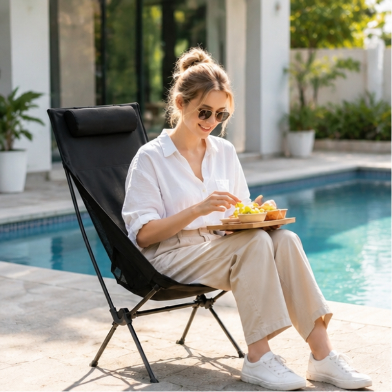Folding Portable Camping Chair – Outdoor Furniture Cheap recenzja i cena