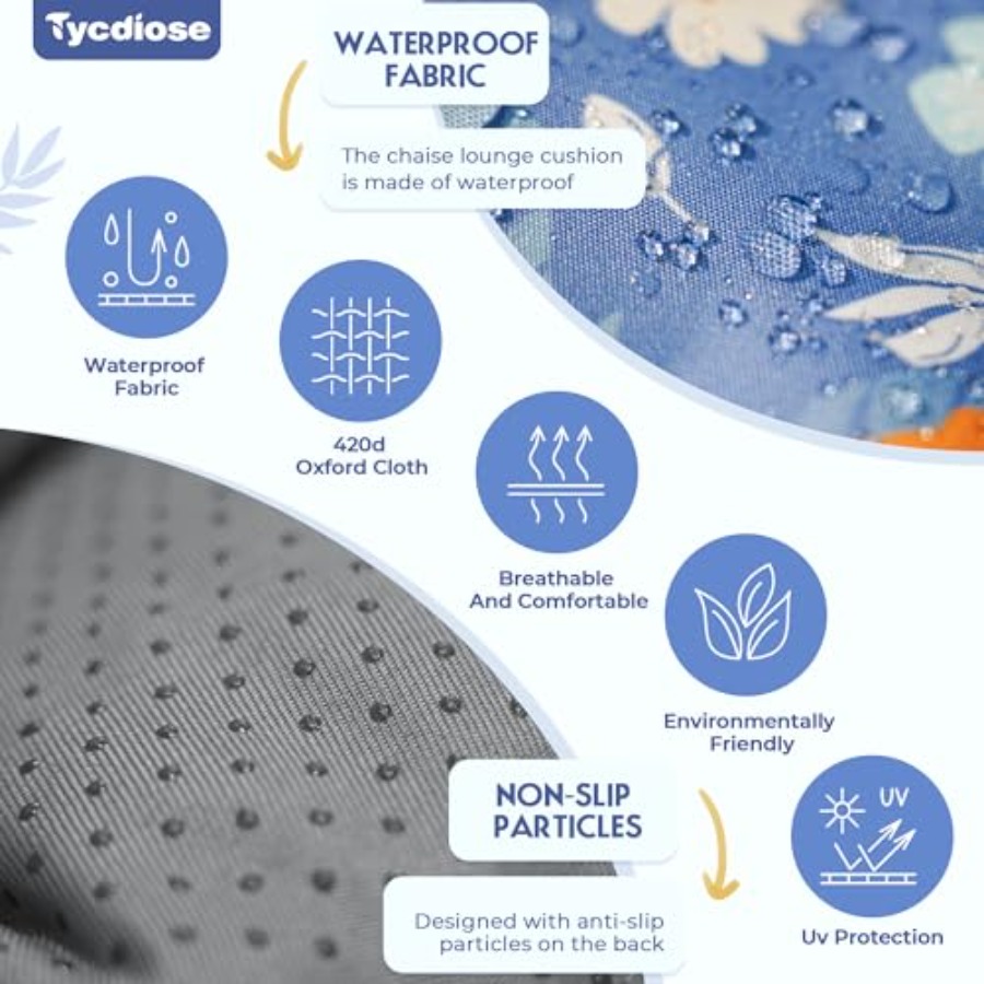 Waterproof Outdoor Chaise Loun – Outdoor Furniture Cushions 22 X 22 recenzja i cena