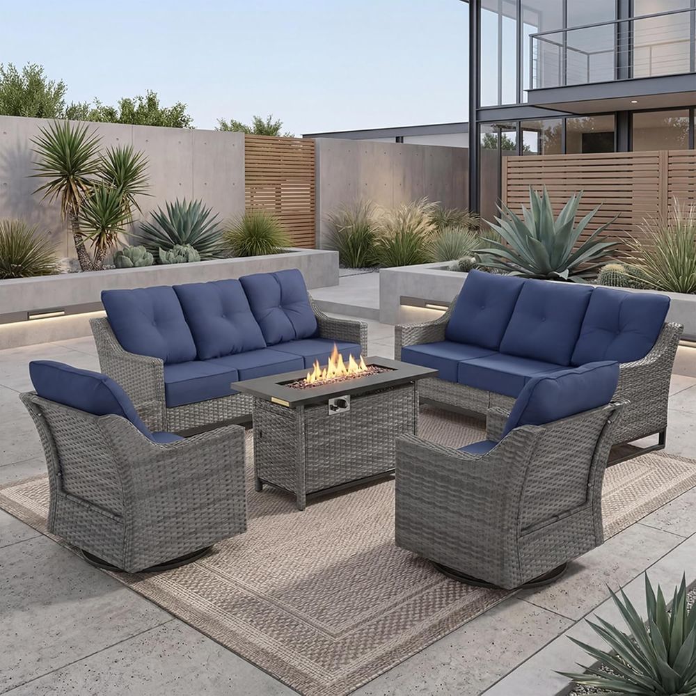 5-Piece Patio Furniture Set wi – Outdoor Furniture Fire Pit recenzja i cena