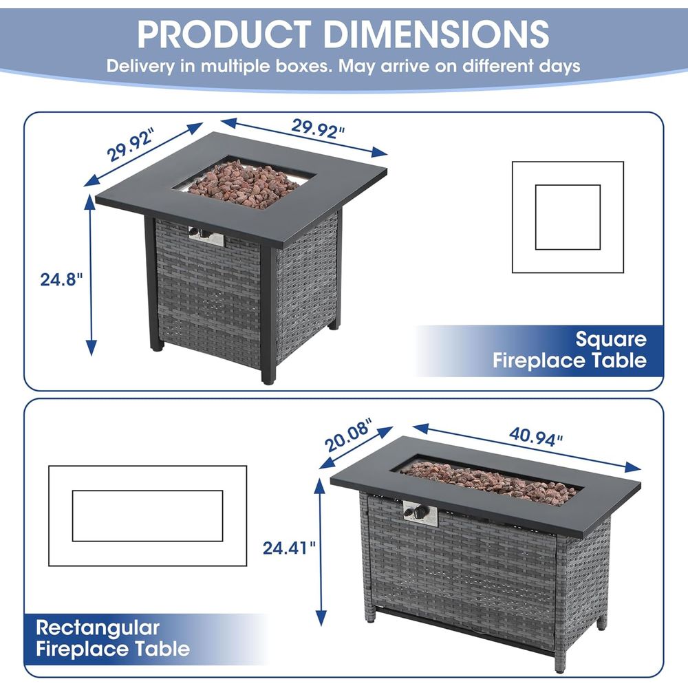 5-Piece Patio Furniture Set wi – Outdoor Furniture Fire Pit recenzja i cena