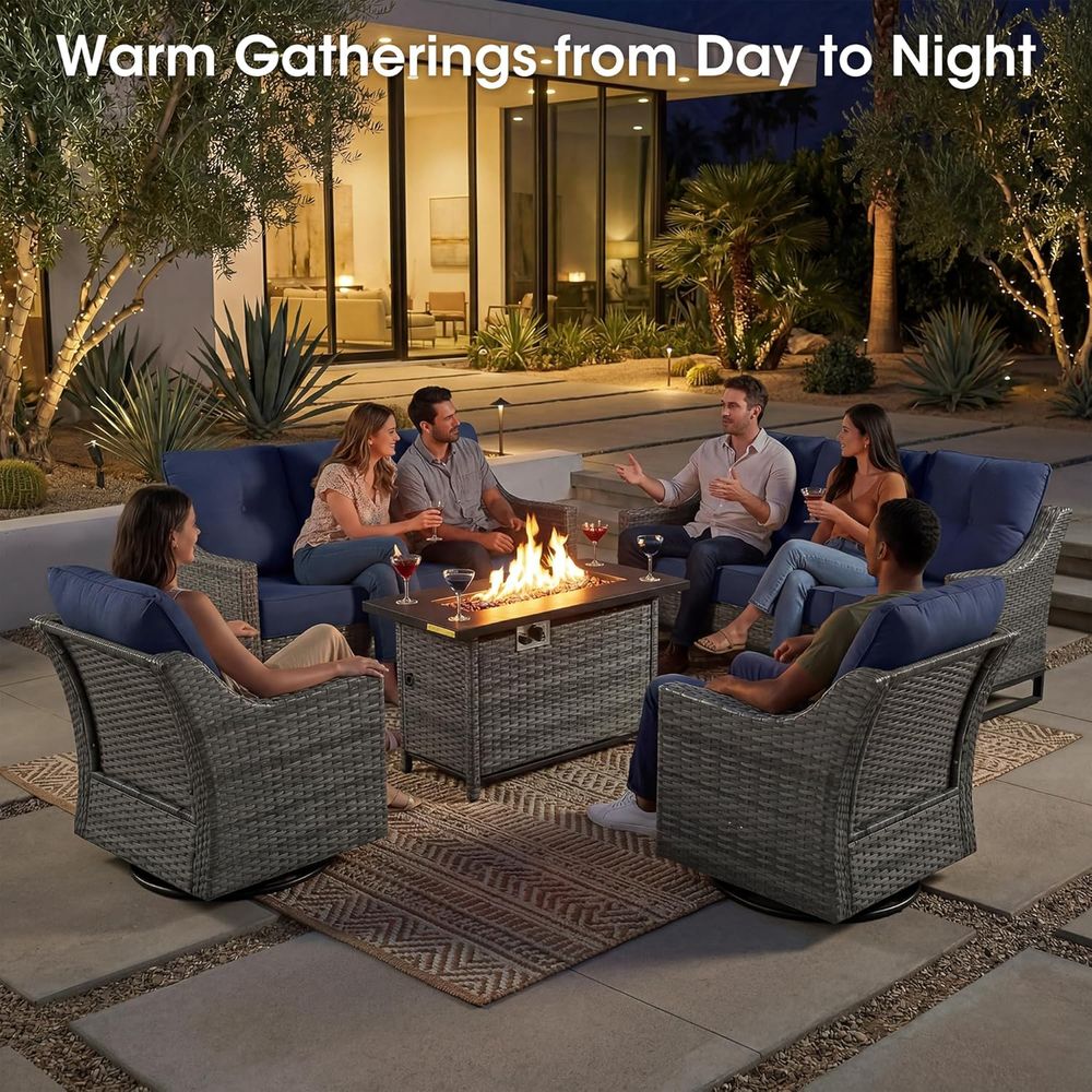 5-Piece Patio Furniture Set wi – Outdoor Furniture Fire Pit recenzja i cena