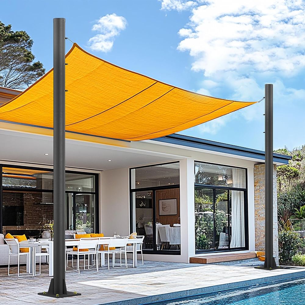 2 Pack Shade Sail Poles, 10 FT – Sun Sail Shade recenzja i cena
