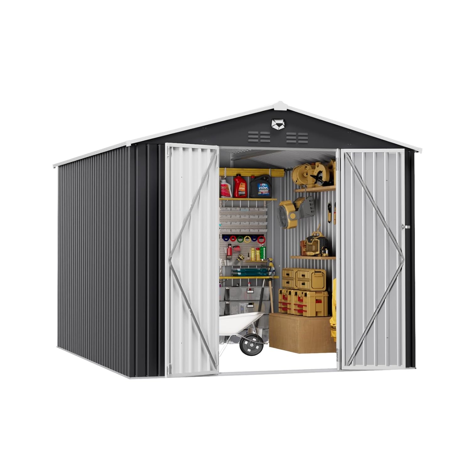 10x12 FT Metal Outdoor Storage – Outdoor Furniture For Patio recenzja i cena
