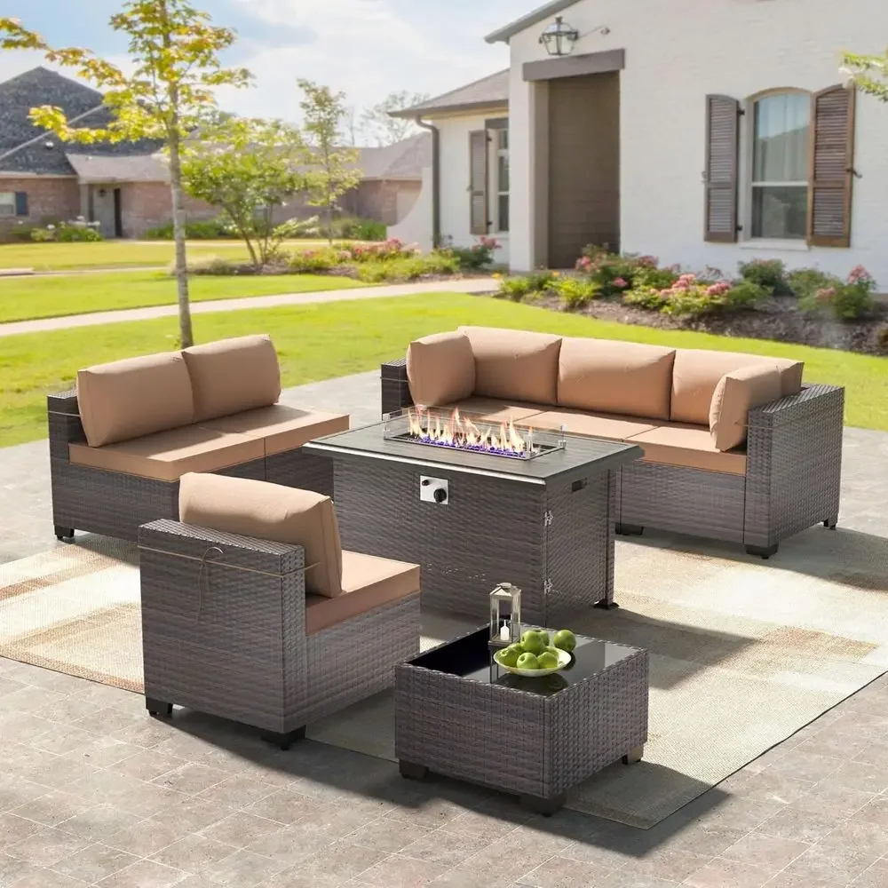 8-Piece Outdoor Patio Furnitur – Outdoor Furniture Fire Pit recenzja i cena