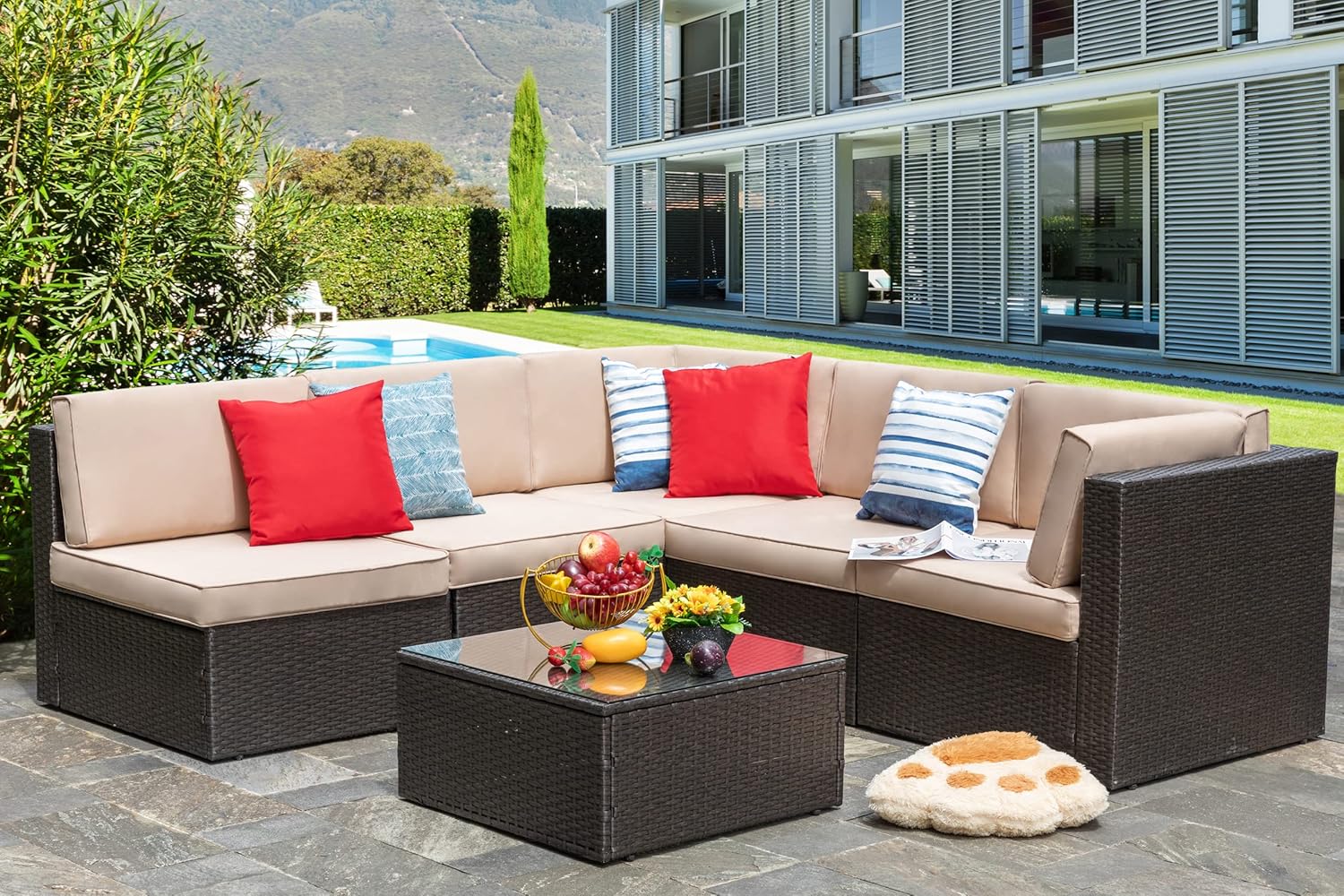 7 Piece Patio Furniture Set wi – Outdoor Furniture Fire Pit recenzja i cena