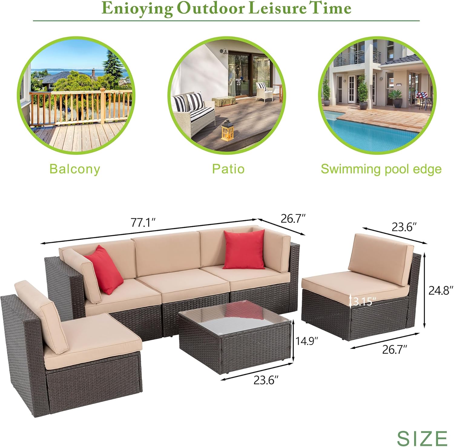 7 Piece Patio Furniture Set wi – Outdoor Furniture Fire Pit recenzja i cena
