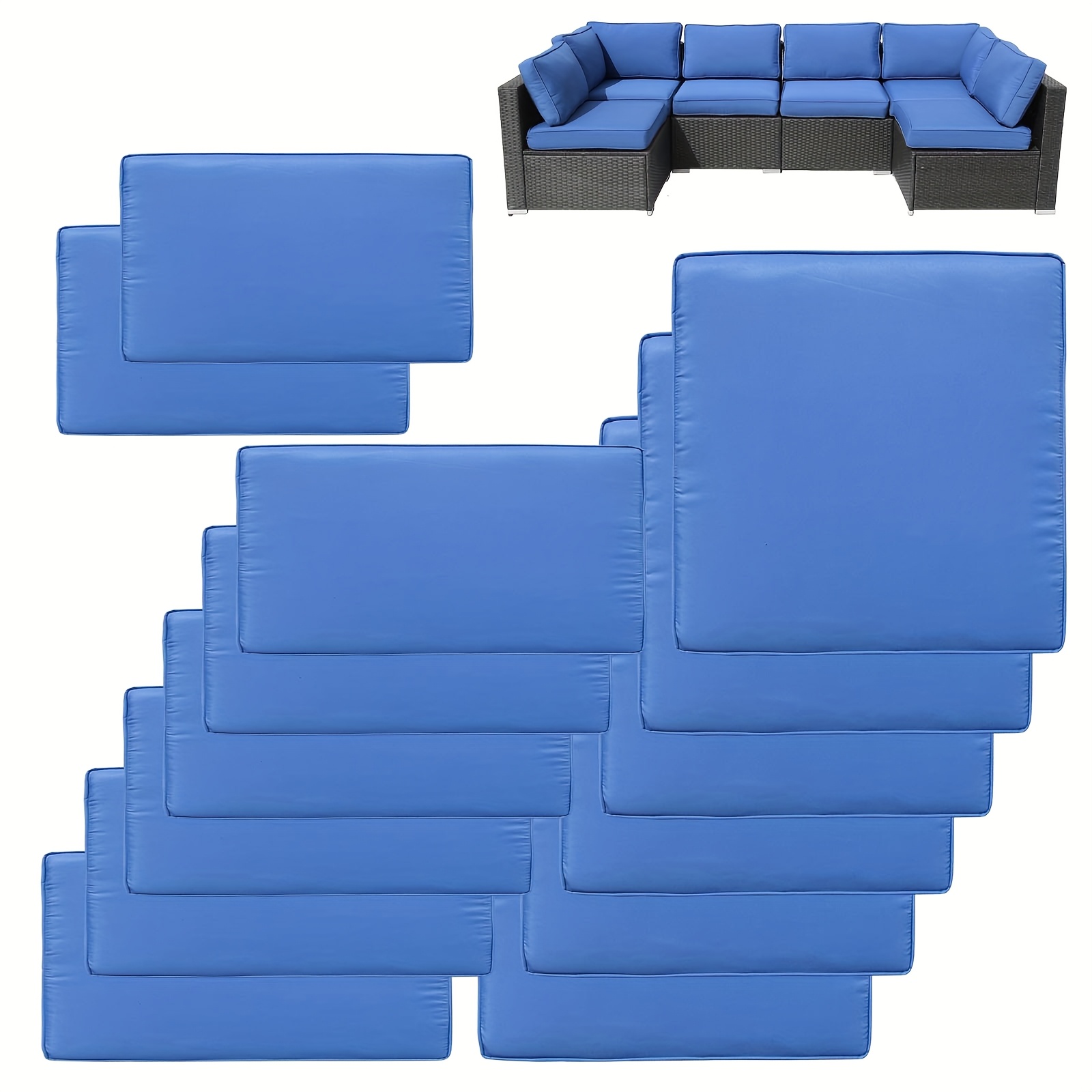 14pcs Outdoor Patio Waterproof – Outdoor Furniture Without Cushions recenzja i cena