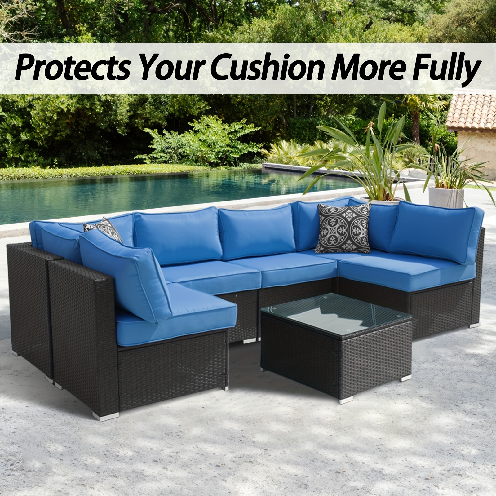 14pcs Outdoor Patio Waterproof – Outdoor Furniture Without Cushions recenzja i cena