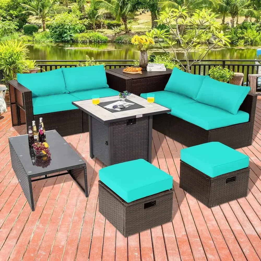 9-Piece Outdoor Patio Furnitur – Outdoor Furniture Fire Pit recenzja i cena