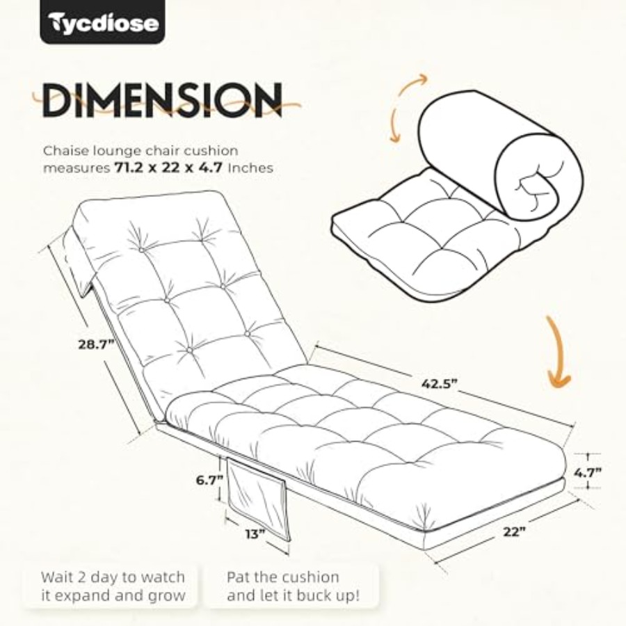 Outdoor Lounge Chair Cushion W – Outdoor Furniture Cushions 22 X 22 recenzja i cena