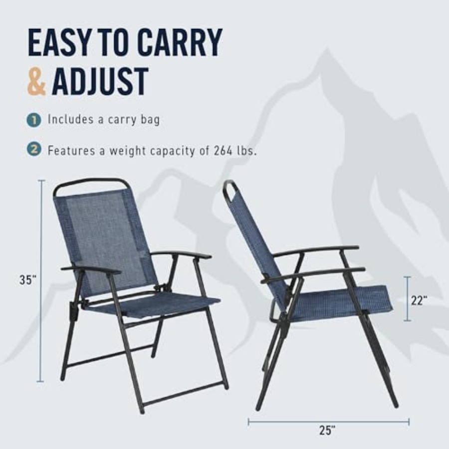 Trapper's Peak 3-Piece Folding – Outdoor Furniture Table recenzja i cena