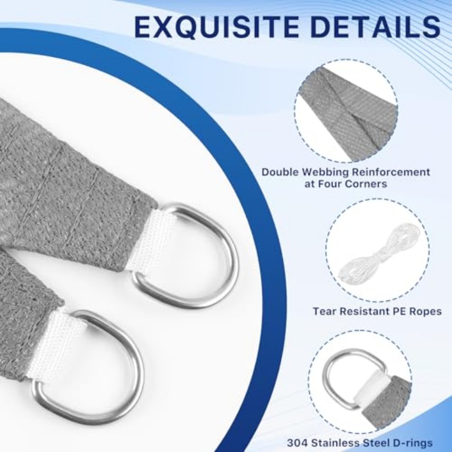 Sun Shade Sail, UV Protection  – Sun Sail Shade recenzja i cena