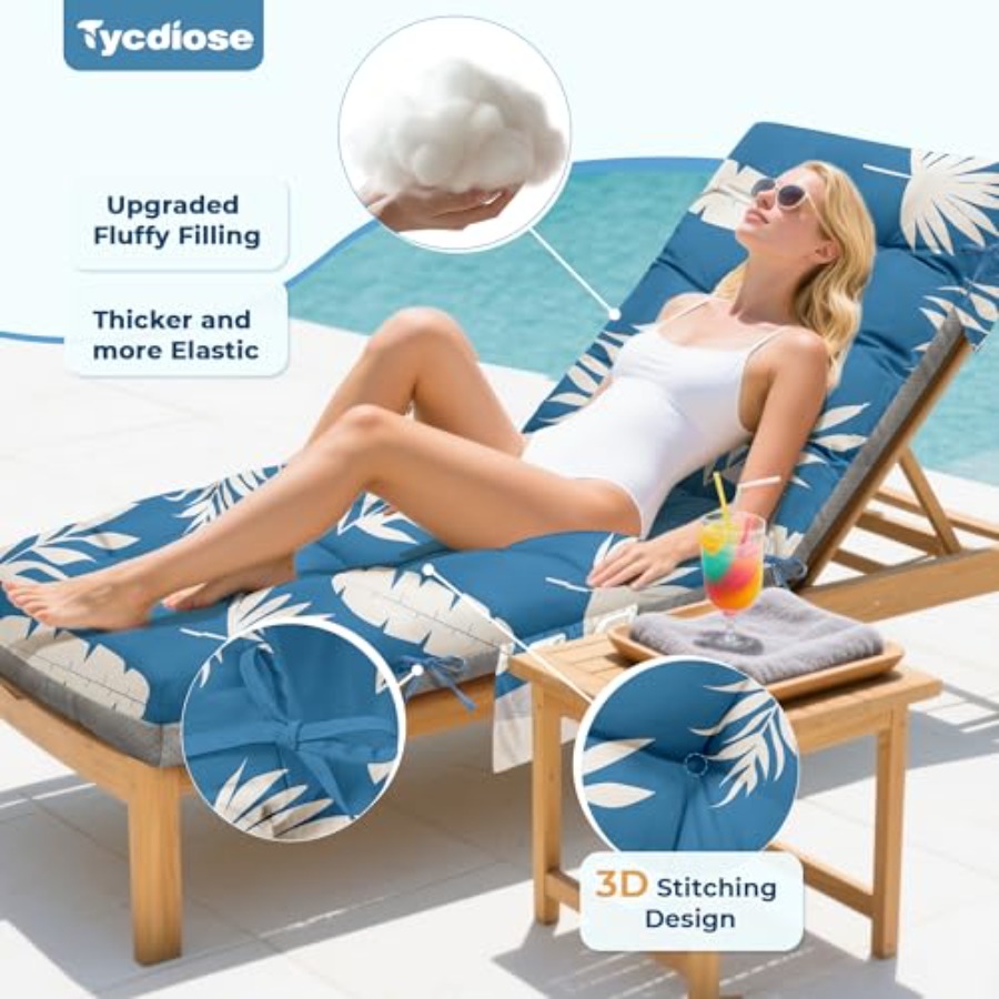 Outdoor Chaise Lounge Chair Cu – Outdoor Furniture Cushions 22 X 22 recenzja i cena