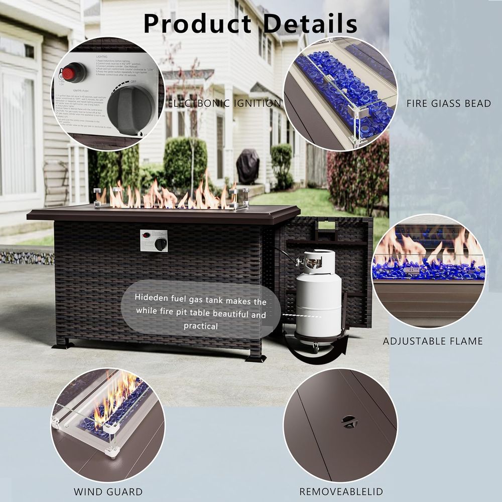 13-Piece Outdoor Sectional Pat – Outdoor Furniture Fire Pit recenzja i cena