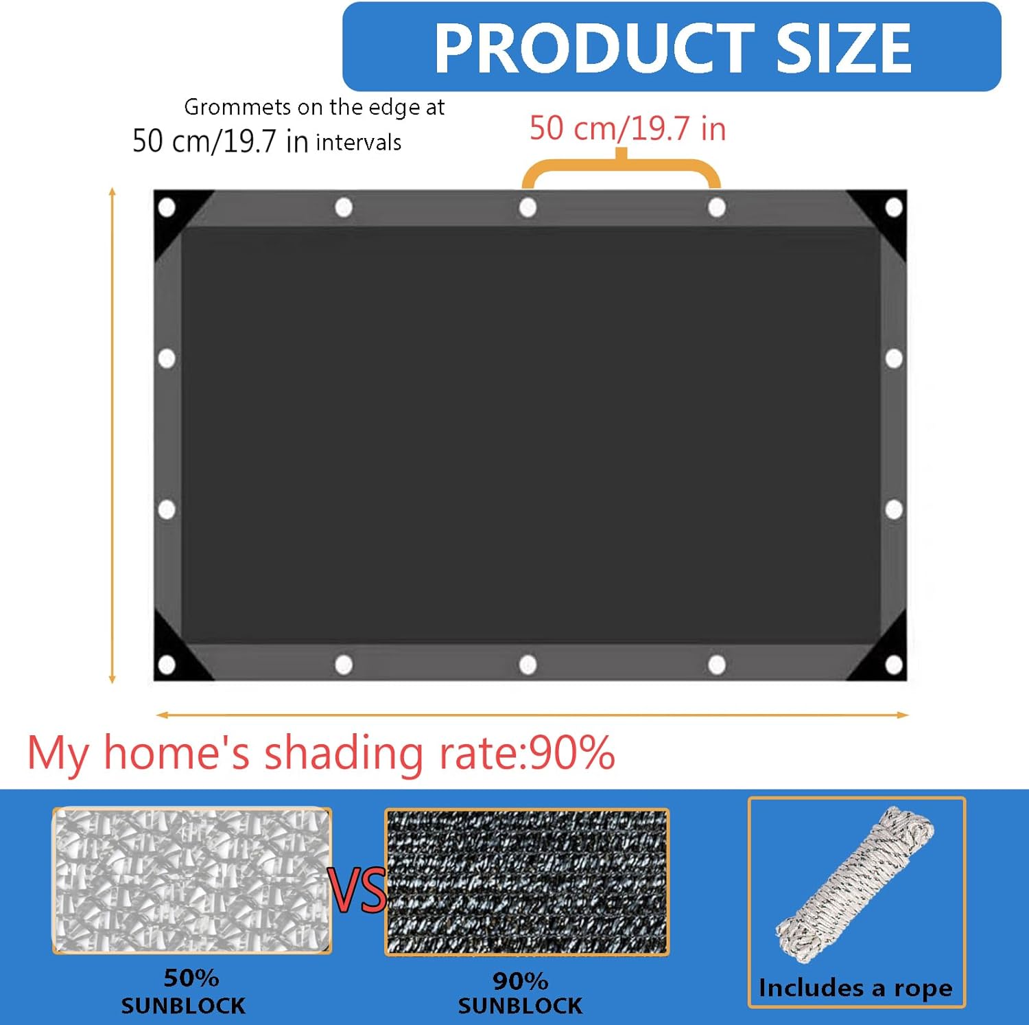 90% Shade Cloth Sun Sail, Dura – Sun Sail Shade recenzja i cena