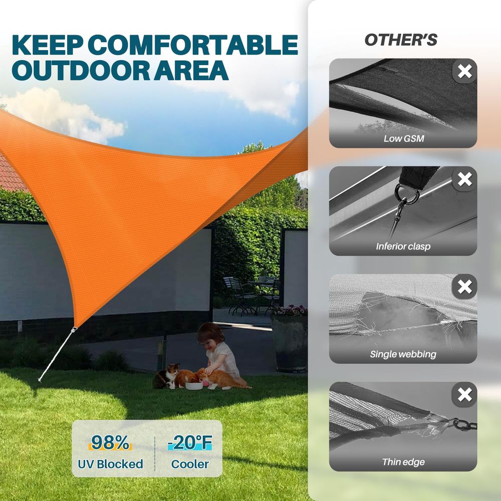 24x24 Sun Shade Sail Outdoor C – Sun Sail Shade recenzja i cena