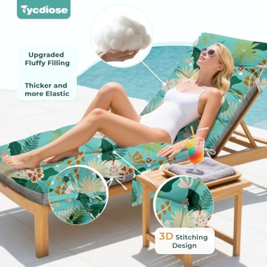 Outdoor Chaise Lounge Chair Cu – Outdoor Furniture Cushions 22 X 22 recenzja i cena