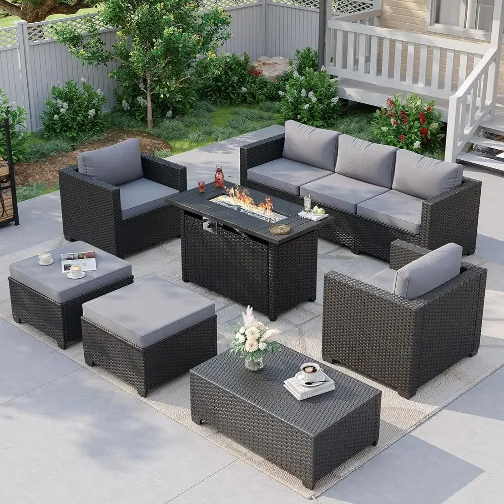 7-Piece Outdoor Patio Furnitur – Outdoor Furniture Fire Pit recenzja i cena