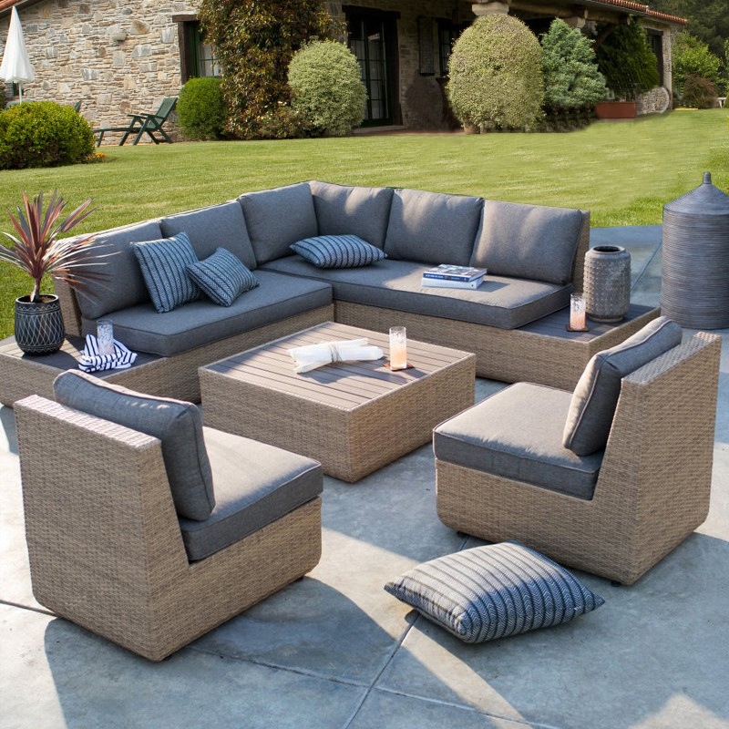 Outdoor Sofa Courtyard Rattan  – Outdoor Furniture In Sale recenzja i cena