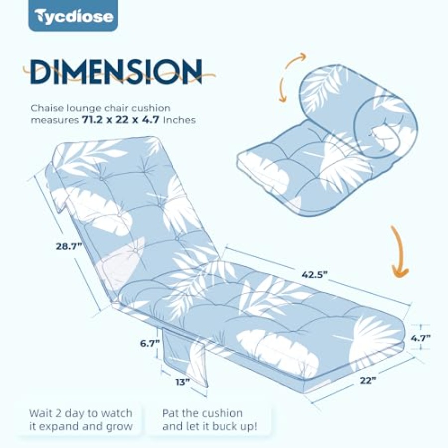 Outdoor Chaise Lounge Chair Cu – Outdoor Furniture Cushions 22 X 22 recenzja i cena
