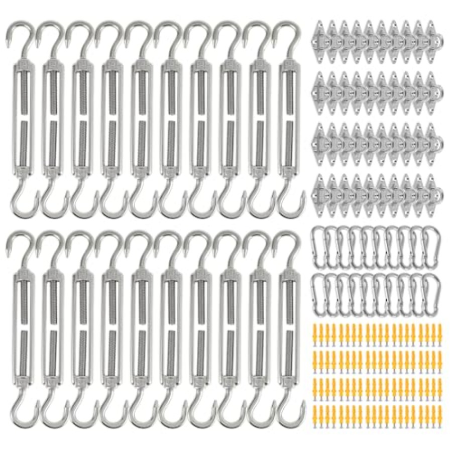 400Pcs Sun Shade Hardware Kit  – Sun Sail Shade recenzja i cena