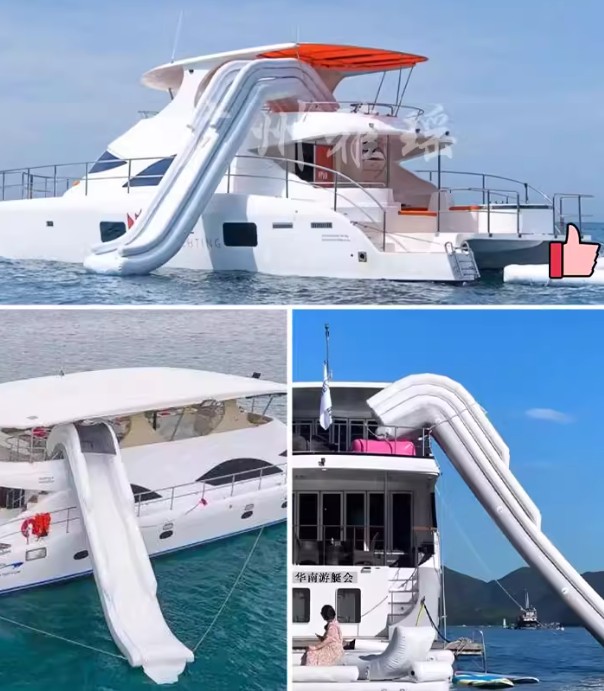 Inflatable water yacht slide b – Outdoor Furniture Table recenzja i cena