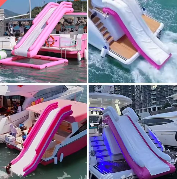 Inflatable water yacht slide b – Outdoor Furniture Table recenzja i cena