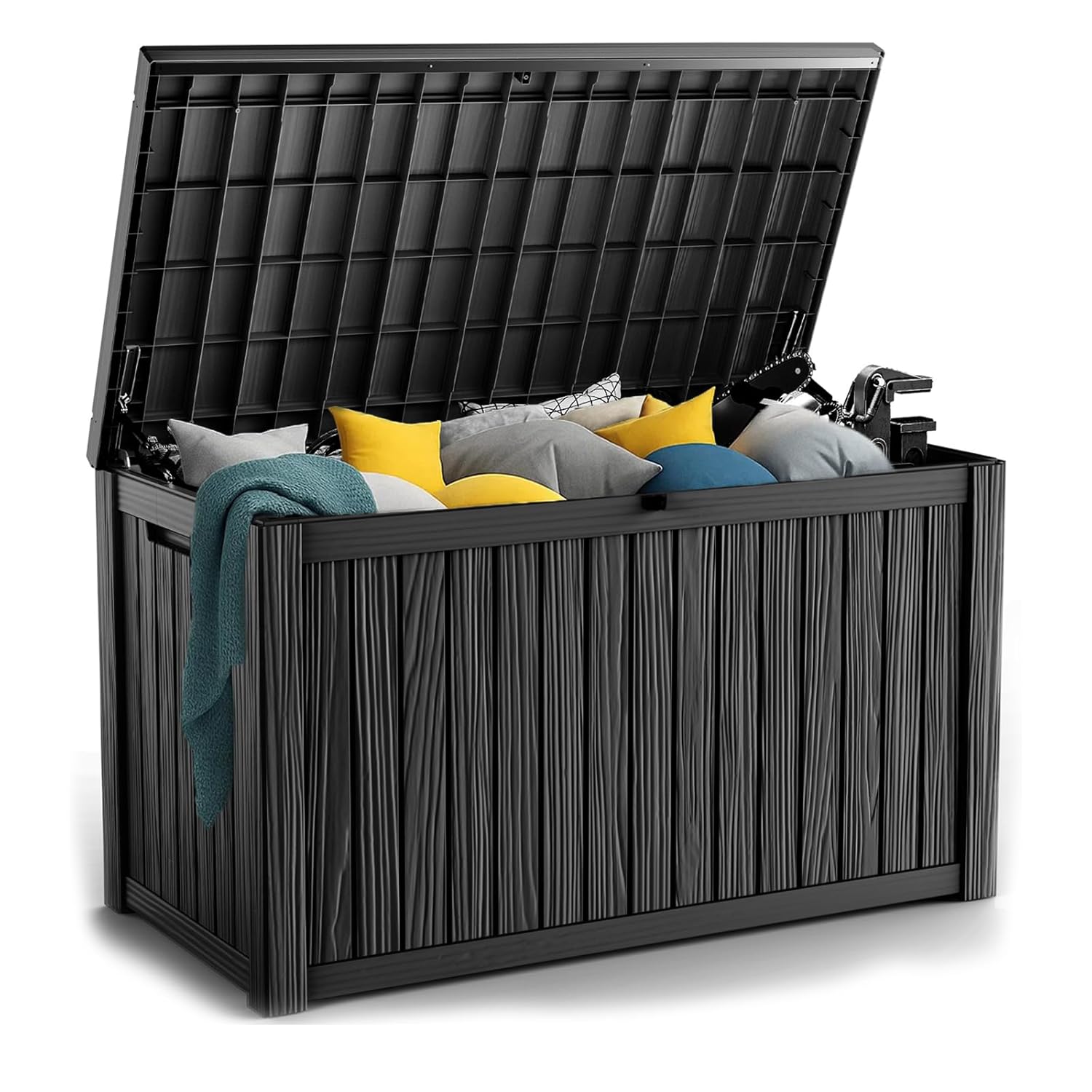 180Gal Lockable Resin Deck Box – Outdoor Furniture For Patio recenzja i cena