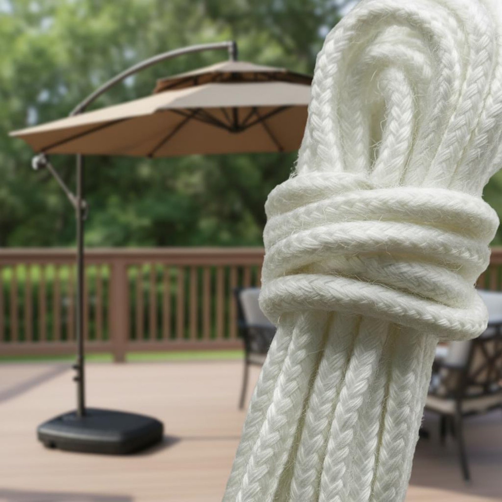 Roman Umbrella Pull Rope Wear- – Outdoor Furniture For Patio recenzja i cena