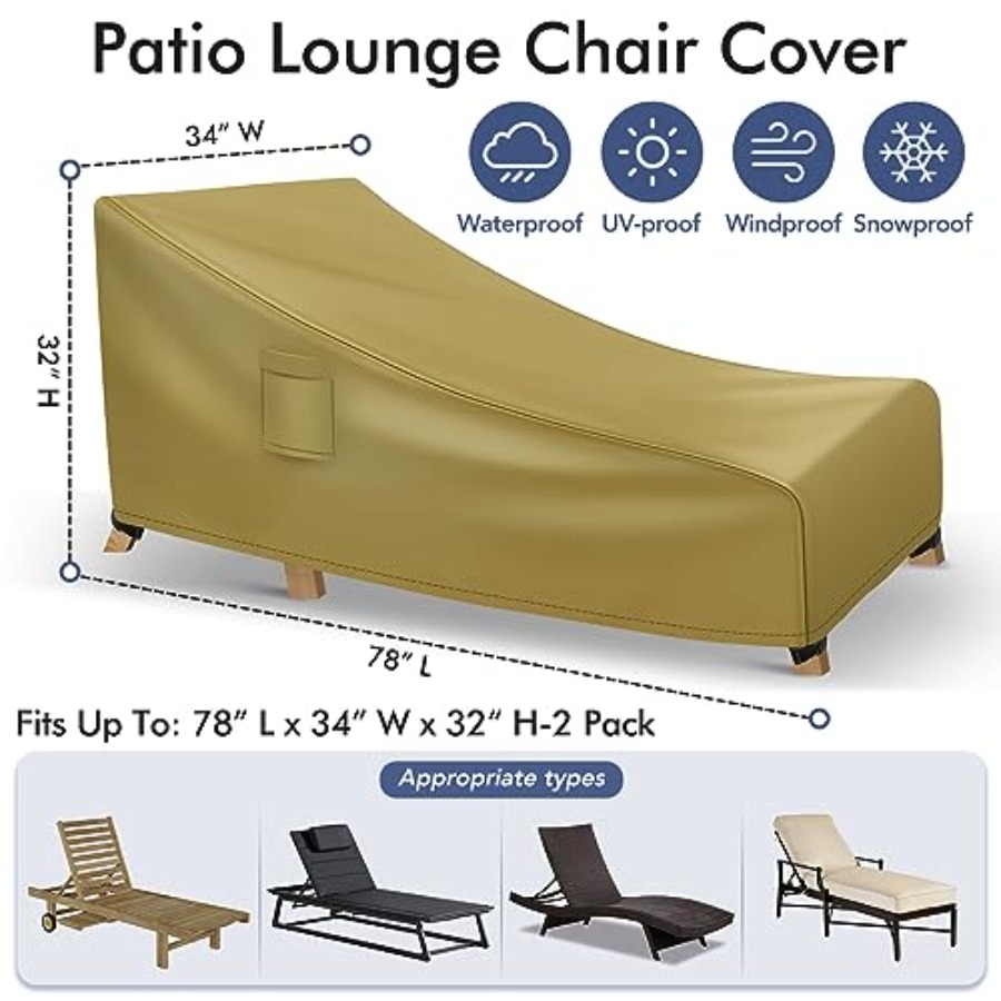 Chaise Lounge Covers Outdoor W – Outdoor Furniture For Patio recenzja i cena